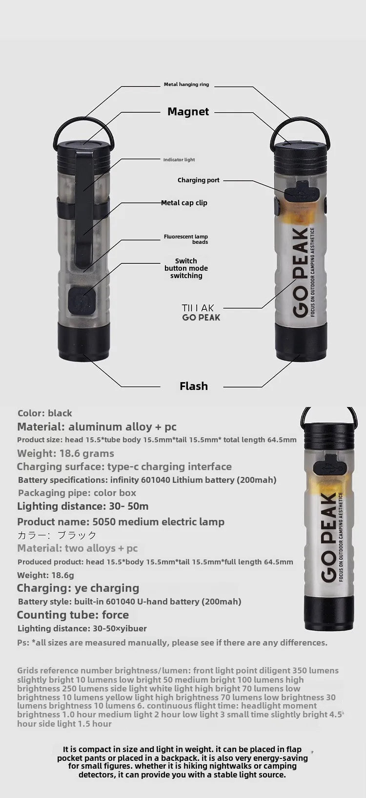 GoPeak Mini Lantern